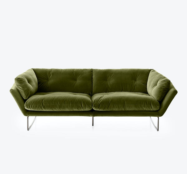 New York Suite Sofa-Lario 1101 Rust-Luxe Velvet