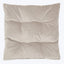 Velvet Tufted Pillow Cushion-Silver