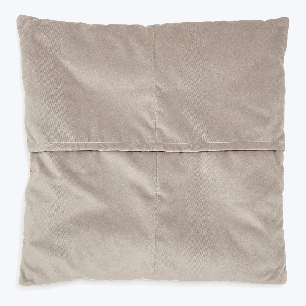 Velvet Tufted Pillow Cushion-Mauve