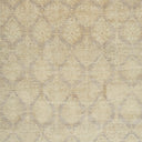 Vintage-inspired pattern with symmetrical diamond motifs in muted colors.