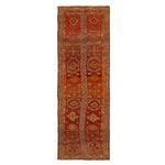 Exquisite handwoven runner rug with vibrant colors and intricate patterns.