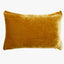 Silk Velvet Lumbar Pillow-New Gold