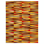 Abstract textile design with vertical stripes in vibrant autumnal colors.