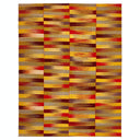 Abstract textile design with vertical stripes in vibrant autumnal colors.