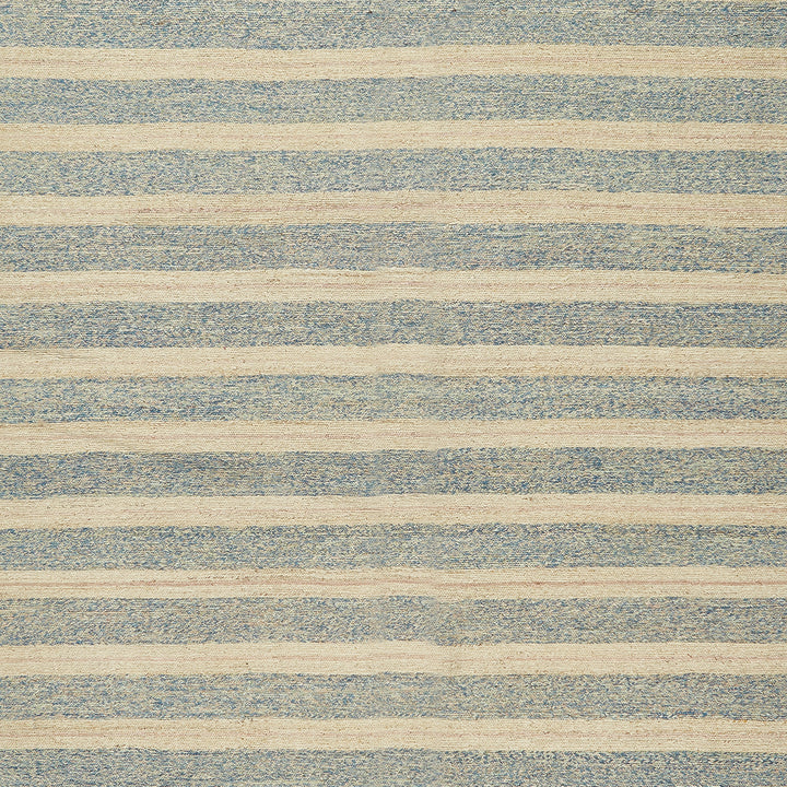Close-up of striped fabric with classic nautical appearance and texture.