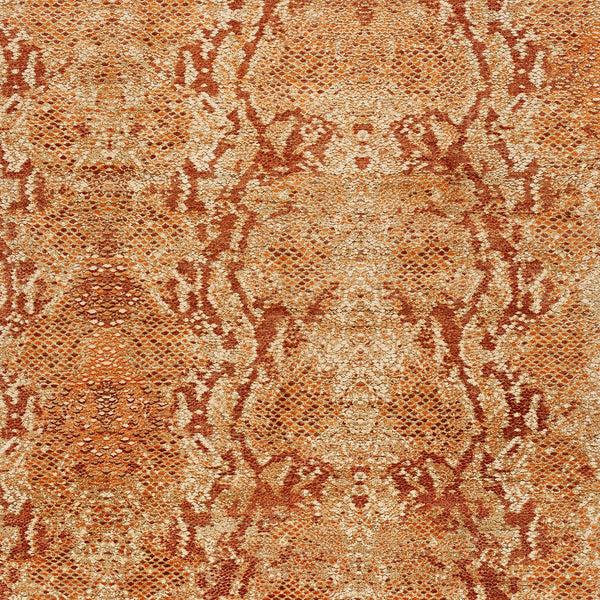 Abstract, organic pattern with warm earthy tones resemblant of animal prints.