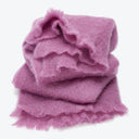 Mohair Throw-Orchid
