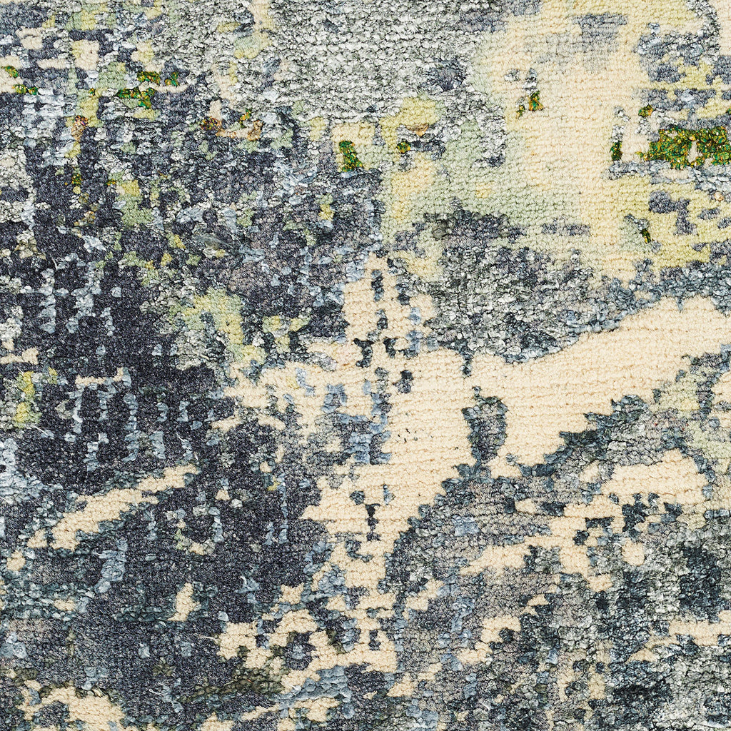 Close-up of a textured surface with an abstract lichen-like pattern.
