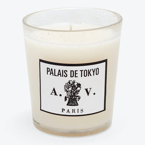 A minimalistic world map box and scented candle collaboration. - hover