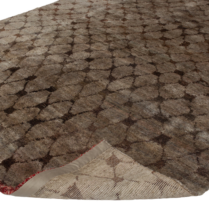 Modern Contemporary Silk Rug - 09'01" x 11'11" Default Title