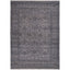 Rectangular area rug with intricate Persian-inspired design in faded gray tones.