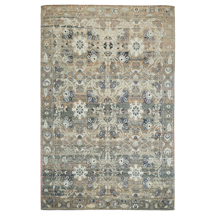 Grey Alchemy Transitional Wool Silk Blend Rug - 11'1" x 17'7"