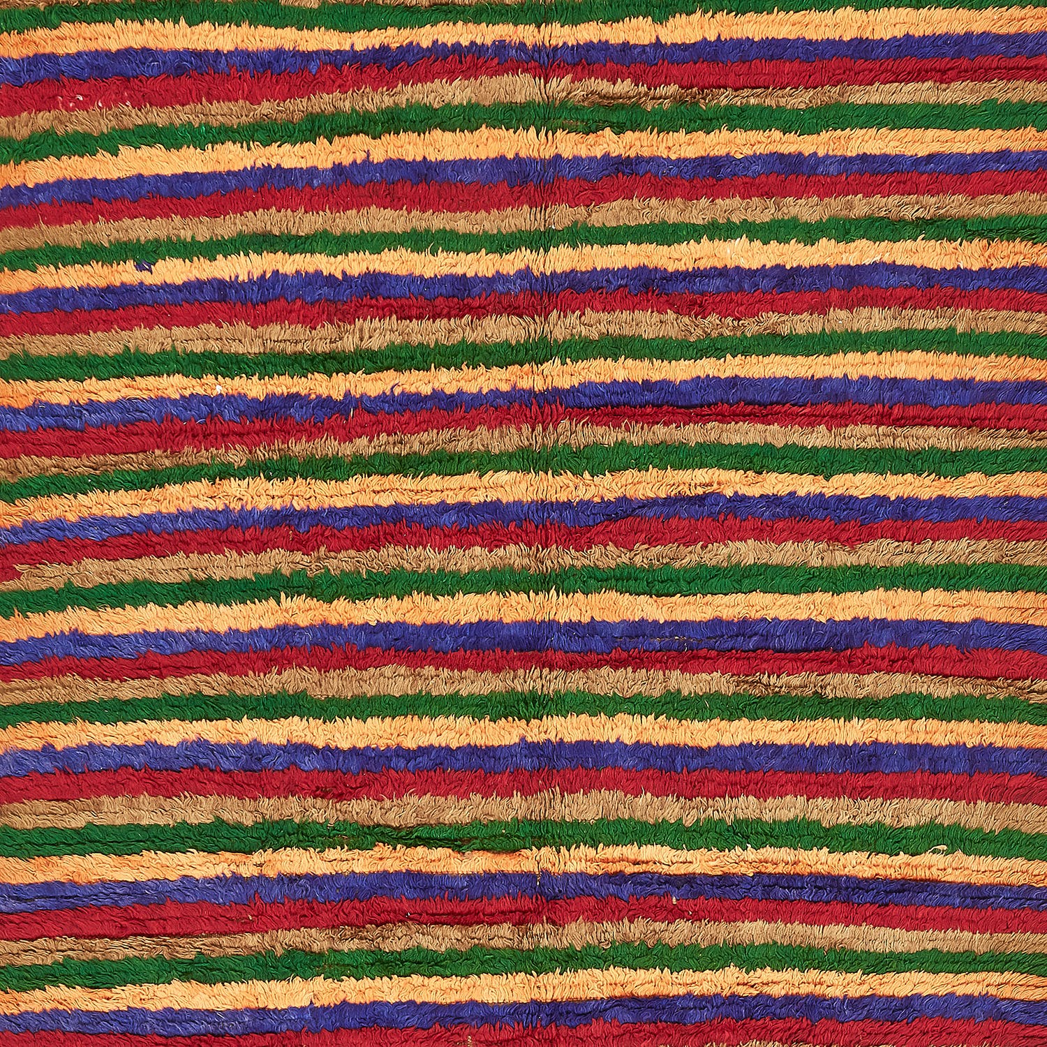 Vibrant and textured surface showcasing a rhythmic pattern of colorful stripes.