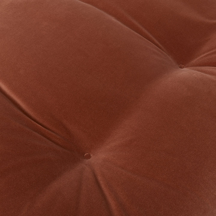 New York Suite Sectional brick suede sofa terracotta furniture