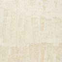 Close-up of a cozy, fluffy beige fabric with varied textures.