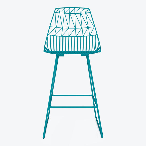 Lucy Counter Stool-Blue