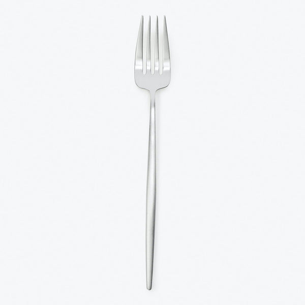 Moon Serving Fork Brushed Stainless Steel