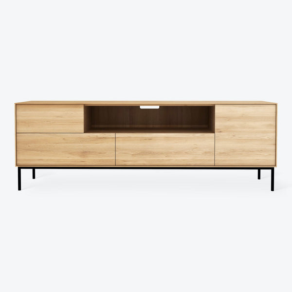 Contemporary sideboard with clean lines and ample storage options.
