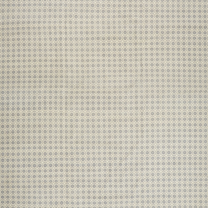 Seamless geometric pattern with ornate tiles in contrasting colors.