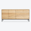Minimalist wooden sideboard with clean lines and ample storage space.