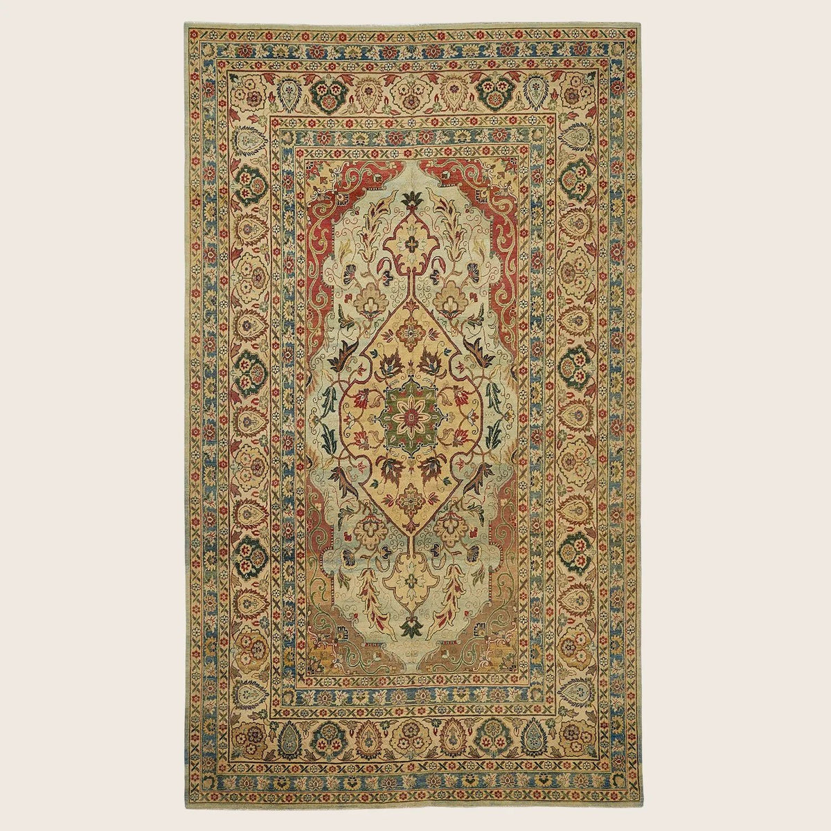 Traditional Wool Rug 91"x1510"