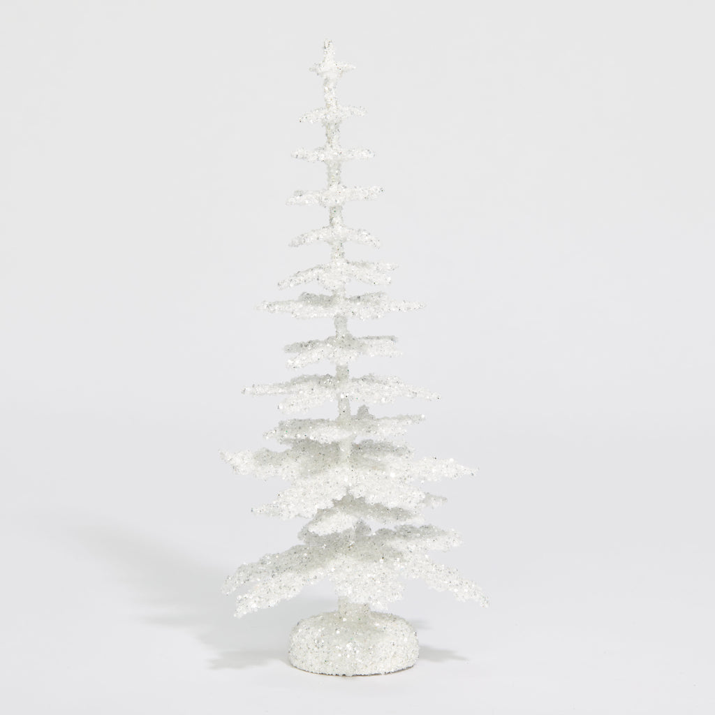 Assorted Decorative Trees - 8"-Brilliant White