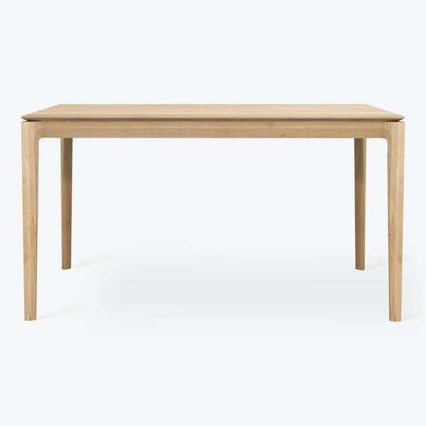 Minimalistic wooden table with clean lines and versatile design