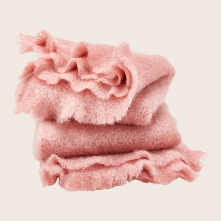 Mohair Throw-Peony
