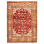 Exquisite Persian hand-knotted rug with intricate floral and geometric patterns.
