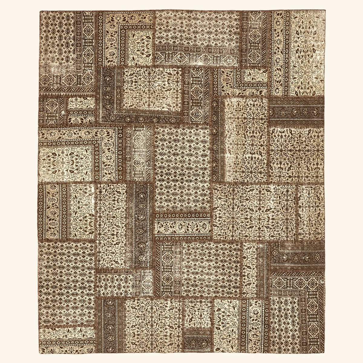 Vintage Patchwork Wool 82" x 911"