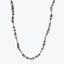 Labradorite & Silver Nugget Woven Necklace