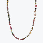 Colorful and eclectic bead string with a boho aesthetic.