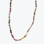 Multicolor Tourmaline Nugget Woven Necklace