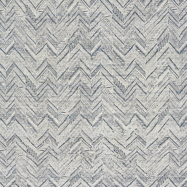 Monochromatic herringbone fabric with intricate zigzag pattern, suitable for various textile applications.