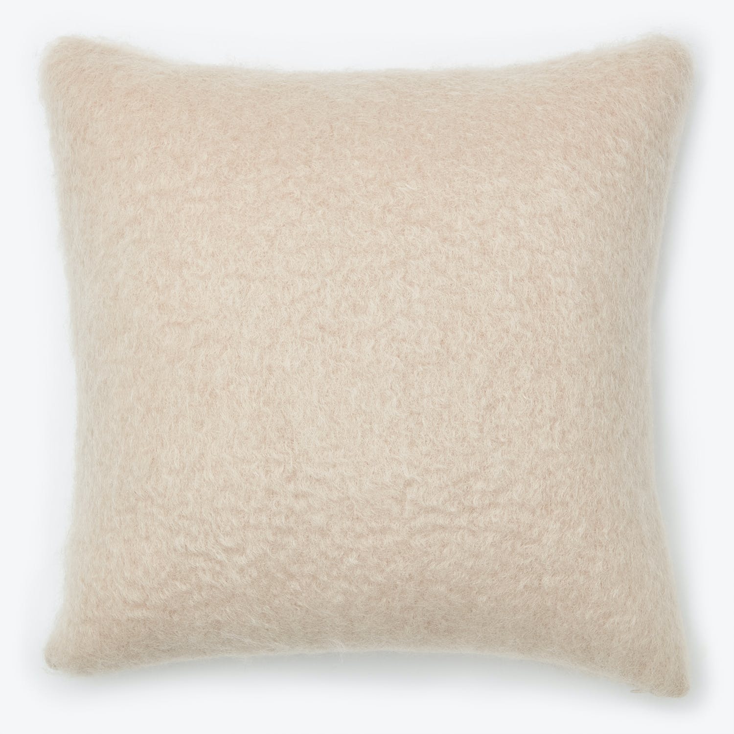 Mohair Square Pillow-Sand-18x18