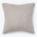 Mohair Square Pillow-Light Gray-18x18