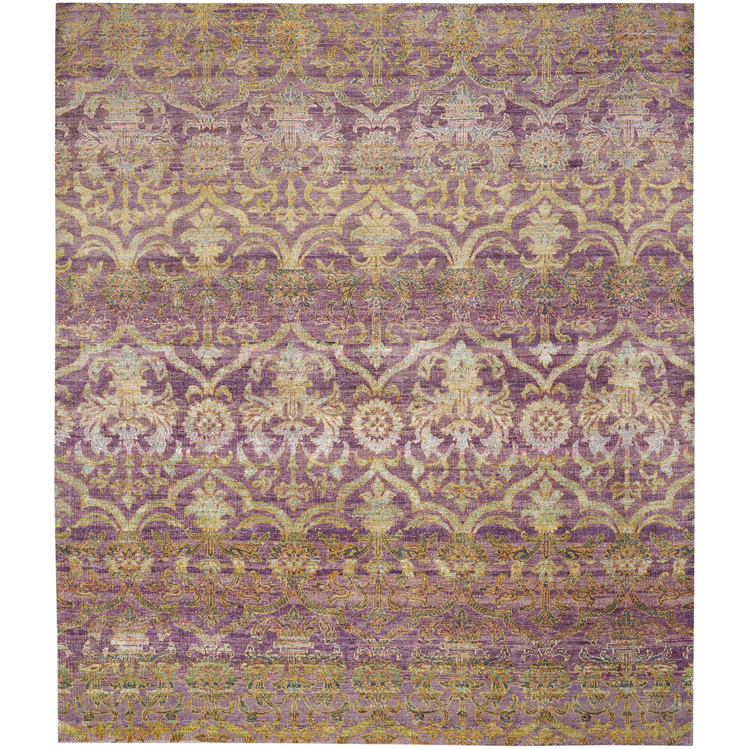 Traditional Wool & Silk Rug - 7'11" X 9'2" Default Title