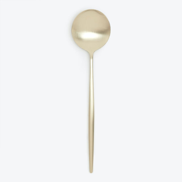 Moon Serving Spoon Champagne