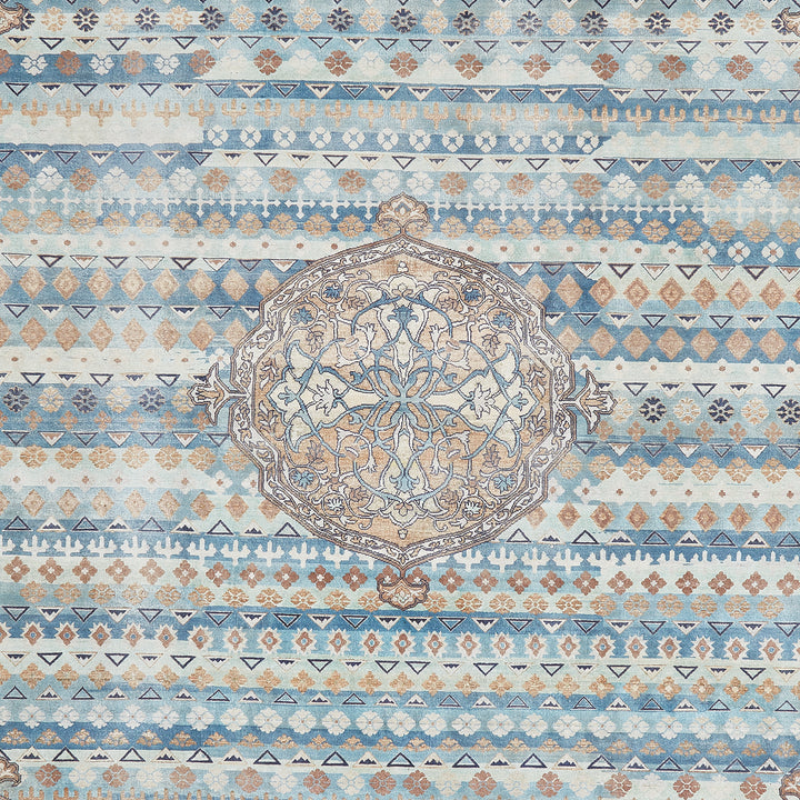 Flat-lay photo of a patterned textile-like surface with intricate details.