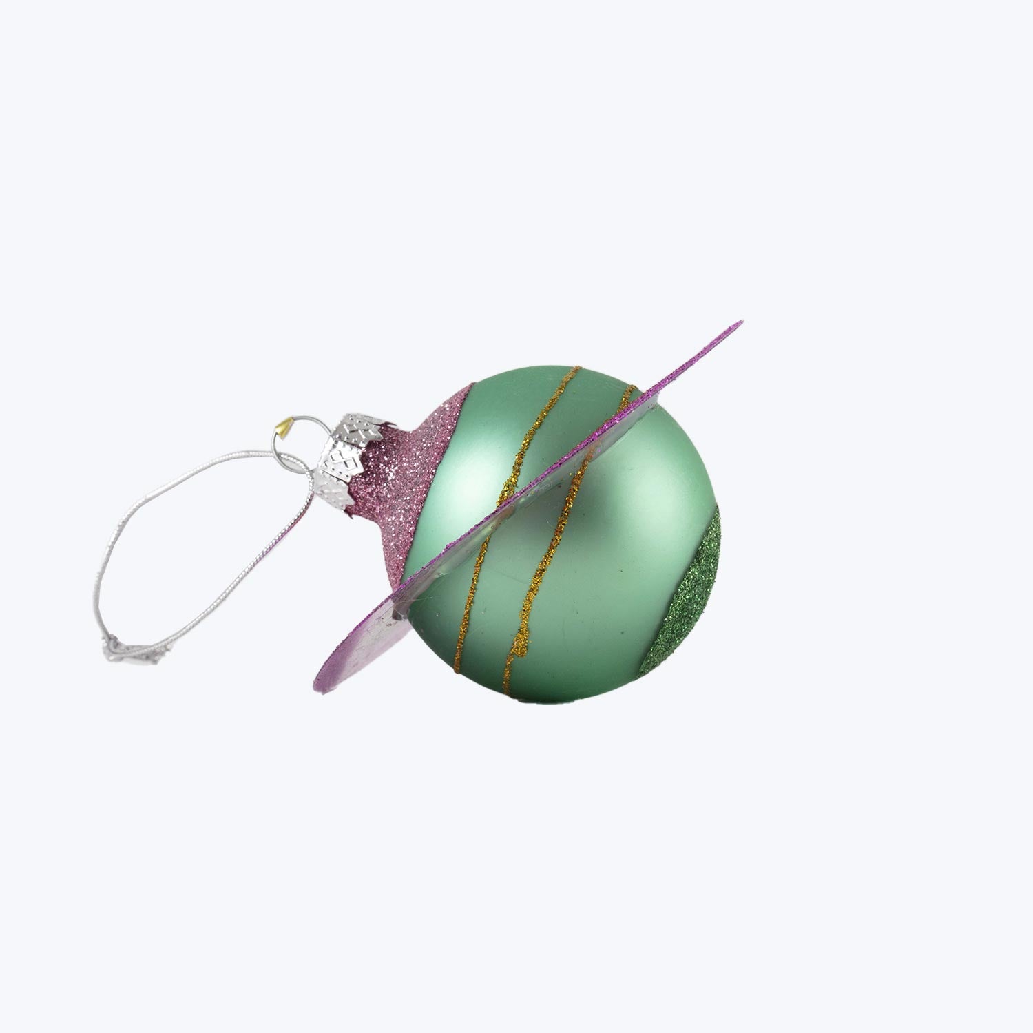 Cosmic Saturn Ornament Pink