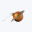 Cosmic Saturn Ornament Orange