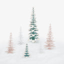 Assorted Decorative Trees - 6"-Green Frosted