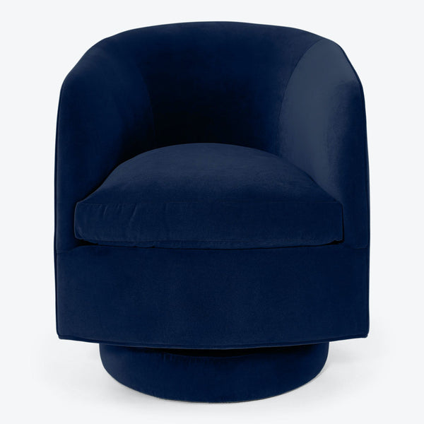 Milo Baughman Roxy Swivel Chair-Porto Lapis