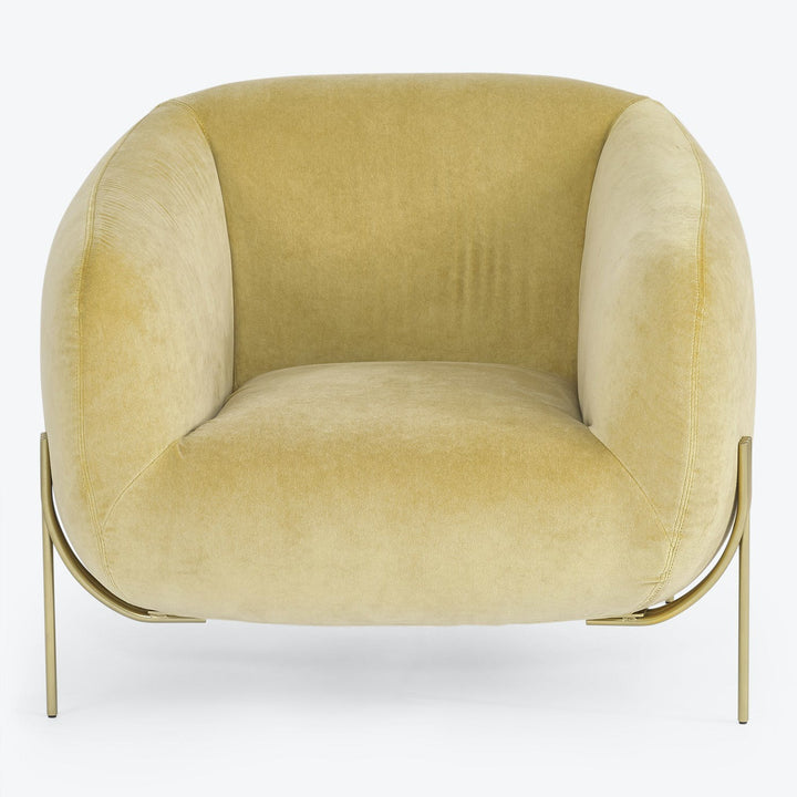 Geo Armchair, Velvet-Violet 23 Butter-Flat Velvet