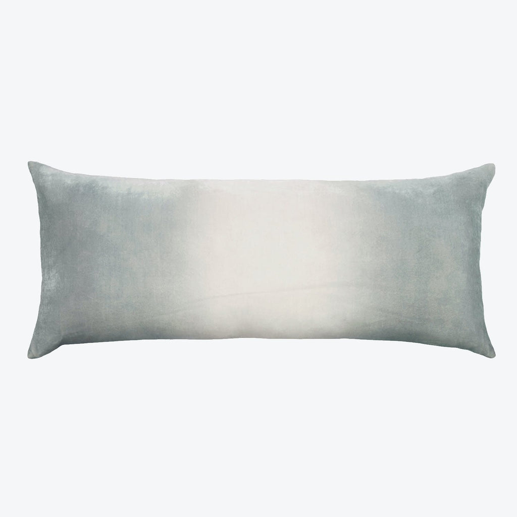 Modern rectangular pillow with gradient color scheme and luxurious texture.