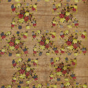 Close-up of a vibrant, floral textile with a natural, random pattern.
