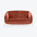 Contemporary and inviting, this plush velvet sofa exudes elegance and comfort.
