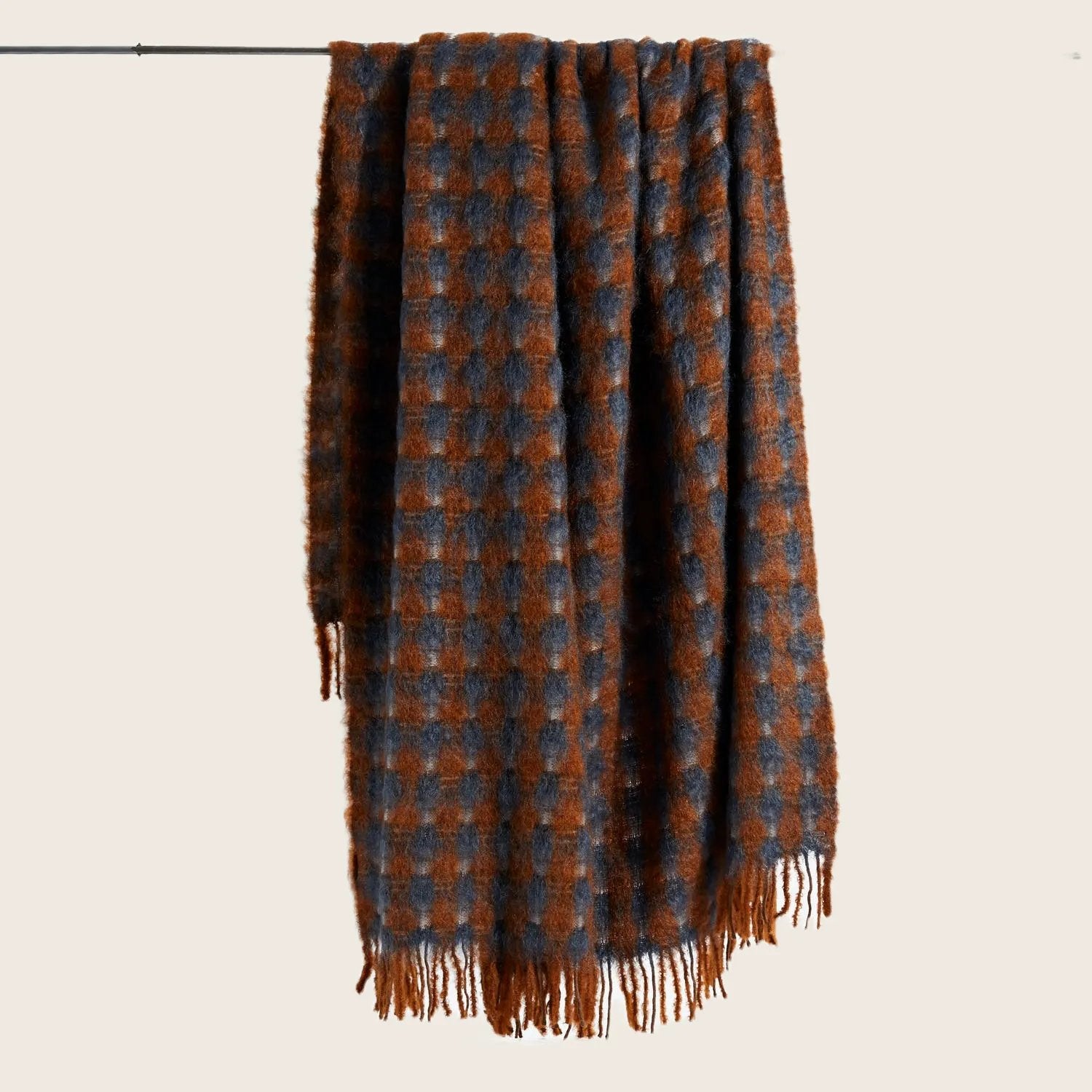 abcDNA Mohair Herringbone Throw