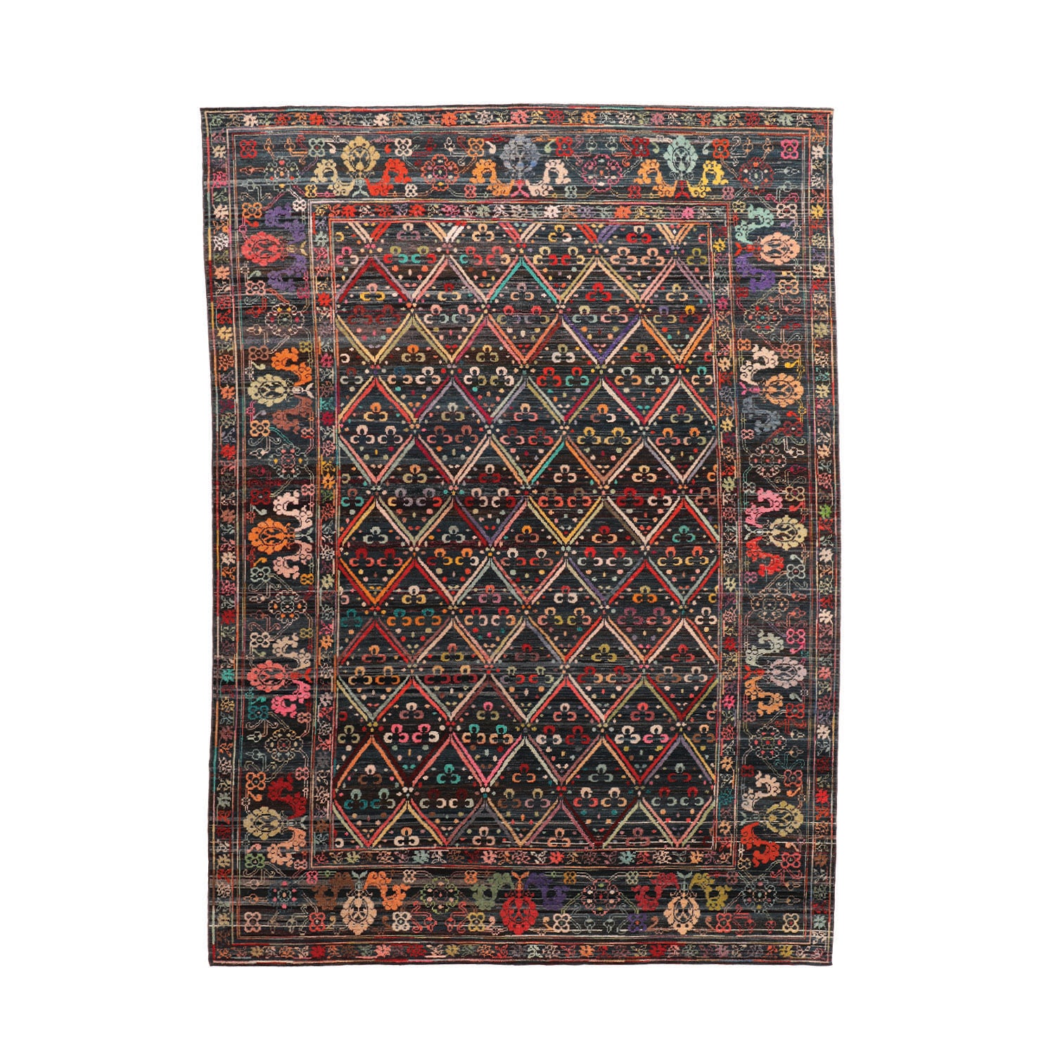 Traditional Wool Rug - 10'7" x 14'9" Default Title