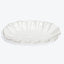 Exquisite ceramic dish with scallop edges mimicking bivalve shell
